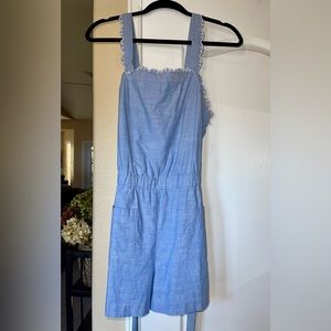 Loft Beach Light Denim Romper Women’s Size Small